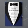 il_fullxfull.6716579124_8ggc.jpg Elegant Tuxedo Birthday Invitation, Formal Black Tie (DIY Template)