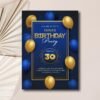 il_fullxfull.6780694679_cmzb.jpg Royal Blue Birthday Invitation: Golden Glam Template (Editable, Printable)