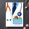 il_fullxfull.8000064034_igga.jpg Doctor Promotion Invitation Template, Chief of Surgery Medical Party Invite, New Position Celebration, MD Hospital Staff Party