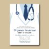 Doctor Promotion Party Invitation, Chief of Surgery Dinner Invite, Medical Career Milestone, Hospital Staff Celebration Template