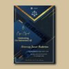 il_fullxfull.8091388733_93kq.jpg Lawyer Retirement Party Invitation, Navy Gold Attorney Retire Invite, Printable Editable Card